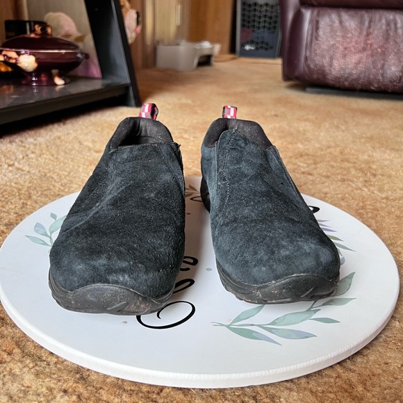 Merrell Jungle Moc Slip On Shoes in Black Suede Leather kids size 5. - Picture 3 of 17